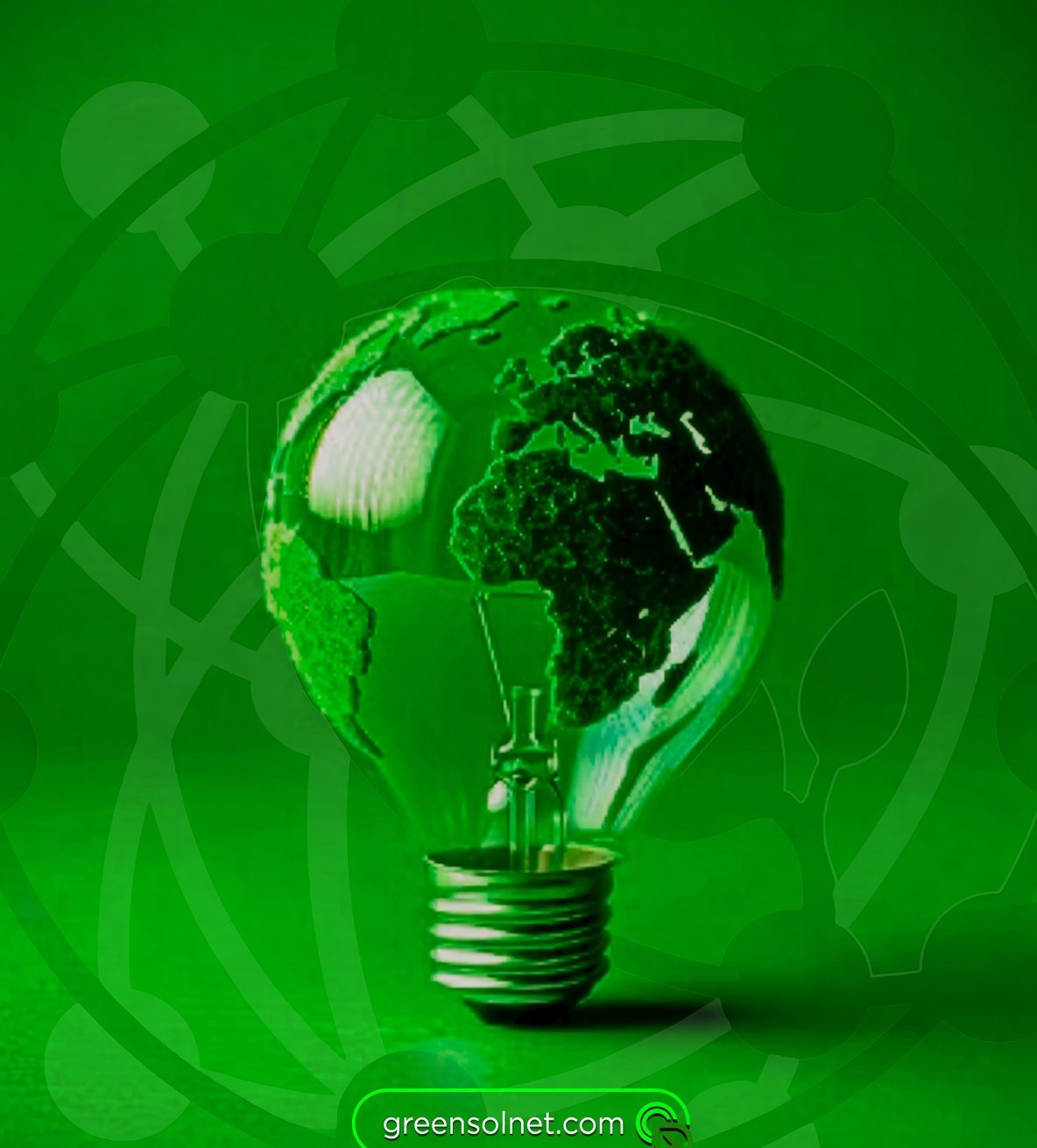 Contact header from the GSN pack — green earth light bulb